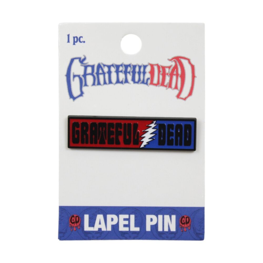 Grateful Dead Enamel Pin - Lightning Bolt - 70s Rock Music Band Apparel Gift NWT